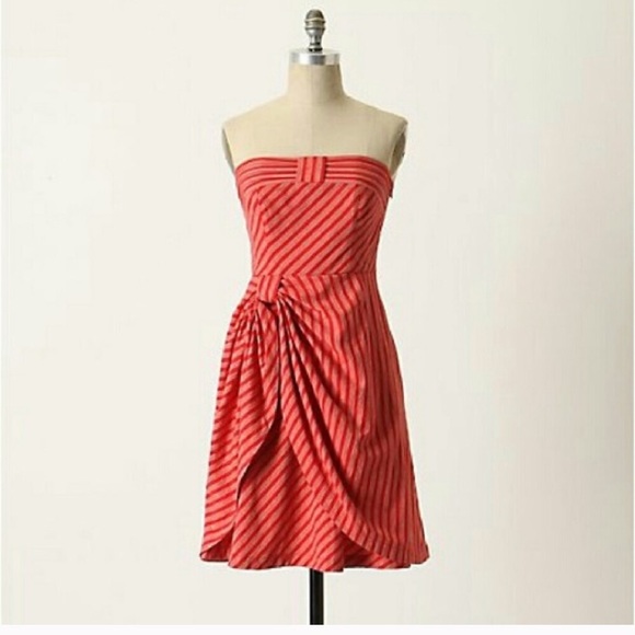 Anthropologie Dresses & Skirts - Anthropologie Red Lil Blazing Rays Summer Dress